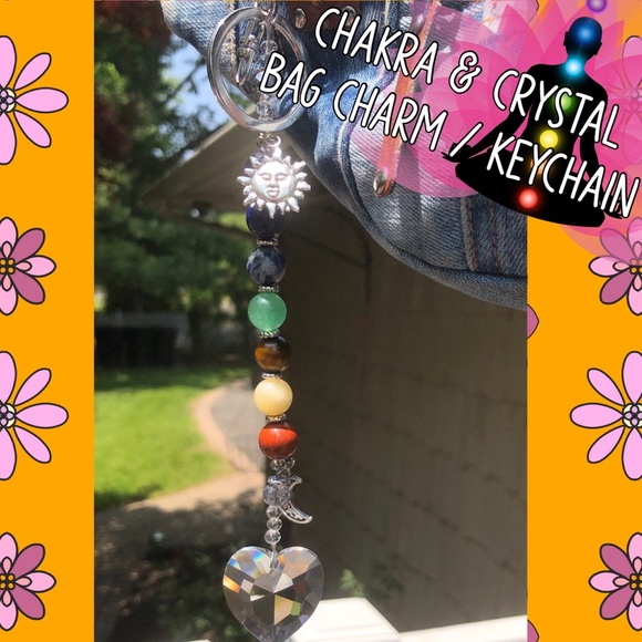 HOLD/SOLD FOR “J” COPY - 🌸🍂Handmade Chakra/ 💕Crystal Bag Char - Picture 5 of 6